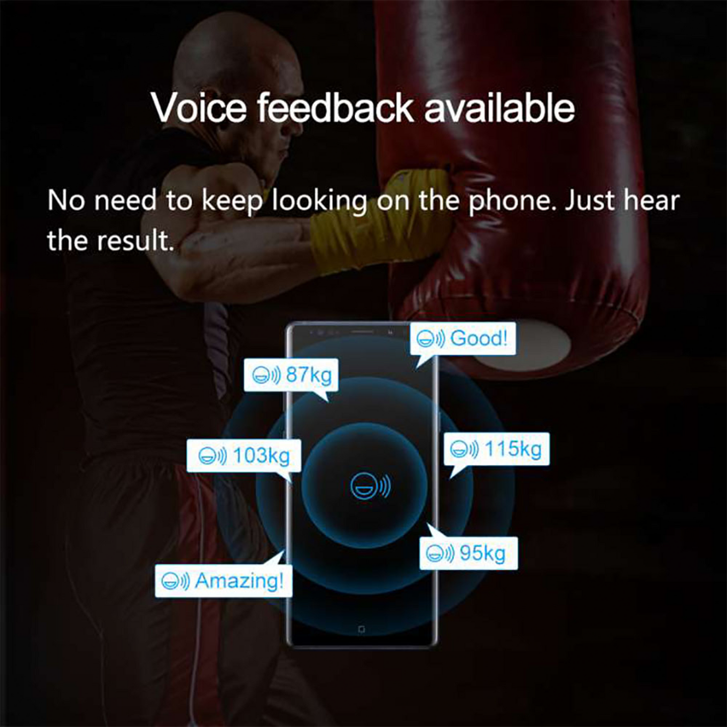Boxing Force Measuring Device | Punch Strength & Speed Trainer with APP