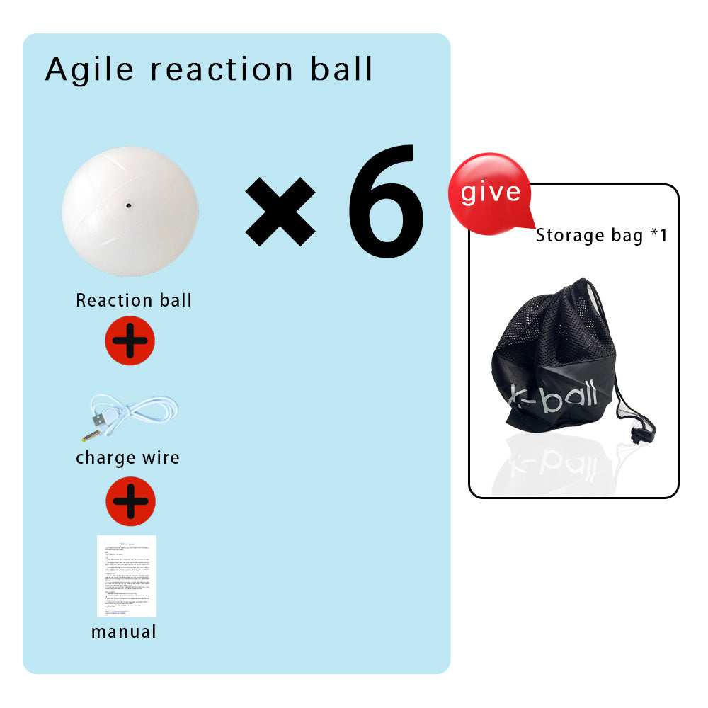 ReactionX Smart Reaction Training Ball XB01 Round | Bluetooth APP Control, IPX7 Waterproof, Reaction Speed & Hand-Eye Coordination Training