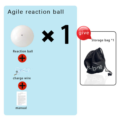 ReactionX Smart Reaction Training Ball XB01 Round | Bluetooth APP Control, IPX7 Waterproof, Reaction Speed & Hand-Eye Coordination Training