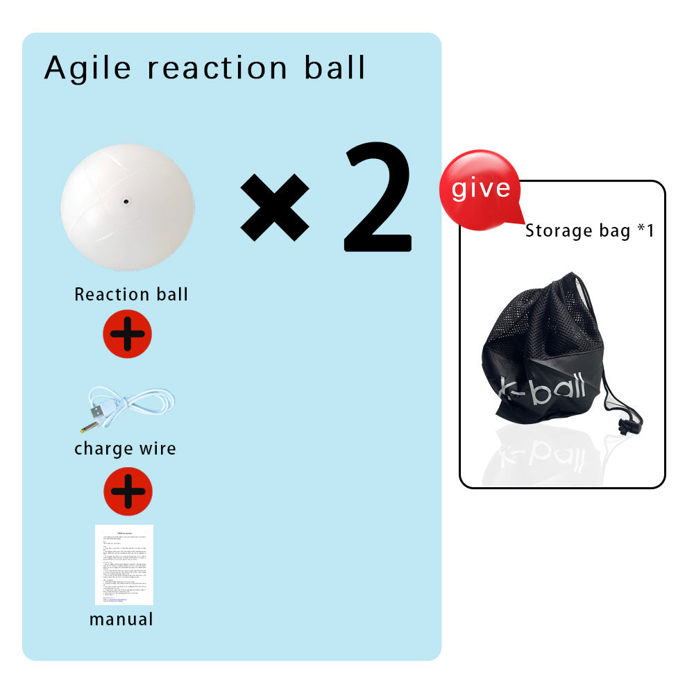 ReactionX Smart Reaction Training Ball XB01 Round | Bluetooth APP Control, IPX7 Waterproof, Reaction Speed & Hand-Eye Coordination Training