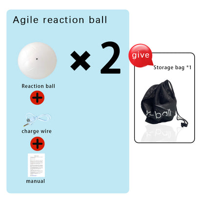 ReactionX Smart Reaction Training Ball XB01 Round | Bluetooth APP Control, IPX7 Waterproof, Reaction Speed & Hand-Eye Coordination Training