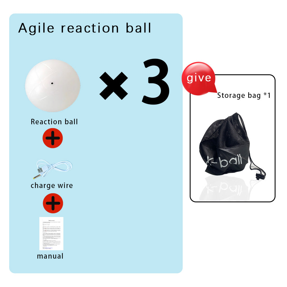 ReactionX Smart Reaction Training Ball XB01 Round | Bluetooth APP Control, IPX7 Waterproof, Reaction Speed & Hand-Eye Coordination Training