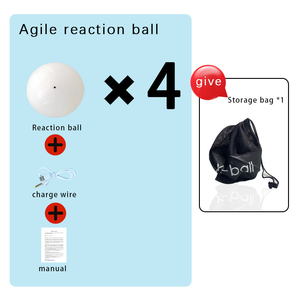 ReactionX Smart Reaction Training Ball XB01 Round | Bluetooth APP Control, IPX7 Waterproof, Reaction Speed & Hand-Eye Coordination Training