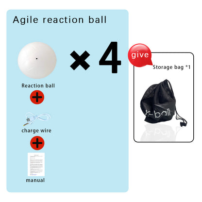 ReactionX Smart Reaction Training Ball XB01 Round | Bluetooth APP Control, IPX7 Waterproof, Reaction Speed & Hand-Eye Coordination Training