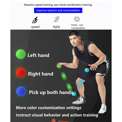 ReactionX Smart Reaction Training Ball XB01 Round | Bluetooth APP Control, IPX7 Waterproof, Reaction Speed & Hand-Eye Coordination Training