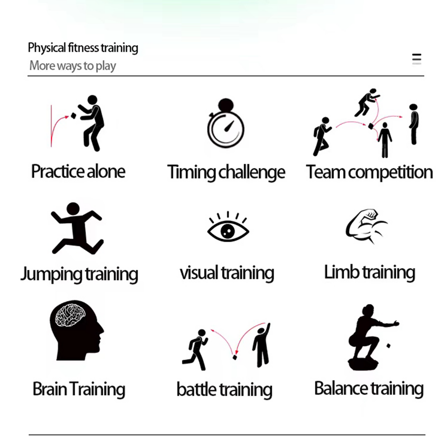 ReactionX Smart Reaction Training Ball XB02 Hexagonal Ball, for reaction speed and hand-eye coordination training