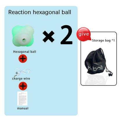ReactionX Smart Reaction Training Ball XB02 Hexagonal Ball, for reaction speed and hand-eye coordination training