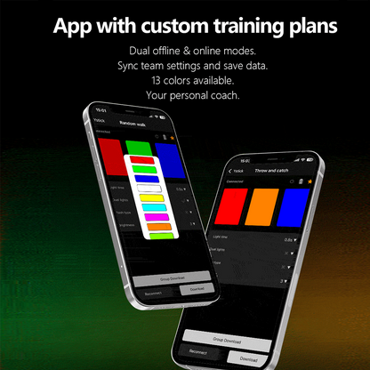 YSTICK Smart Reaction Training Stick | APP Controlled Light Up Stick for Hand-Eye Coordination, Agility & Reflex Training