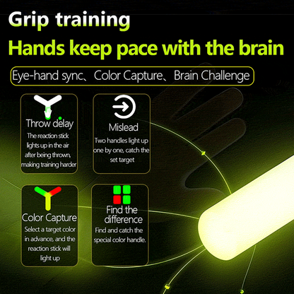 YSTICK Smart Reaction Training Stick | APP Controlled Light Up Stick for Hand-Eye Coordination, Agility & Reflex Training
