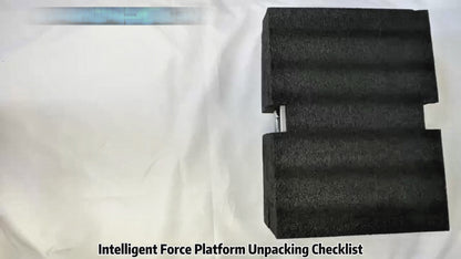Queling  Vertical Jump Force Plate, 1 D Force Platform, CMJ Rehabilitation Assessment, Portable Large Surface, Peak Force