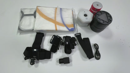 Head-Mounted Laser Training Device | Adjustable Laser, 10M Distance, Multi-Part Wearable for Reaction & Rehabilitation Training
