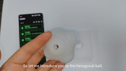 ReactionX Smart Reaction Training Ball XB02 Hexagonal Ball, for reaction speed and hand-eye coordination training